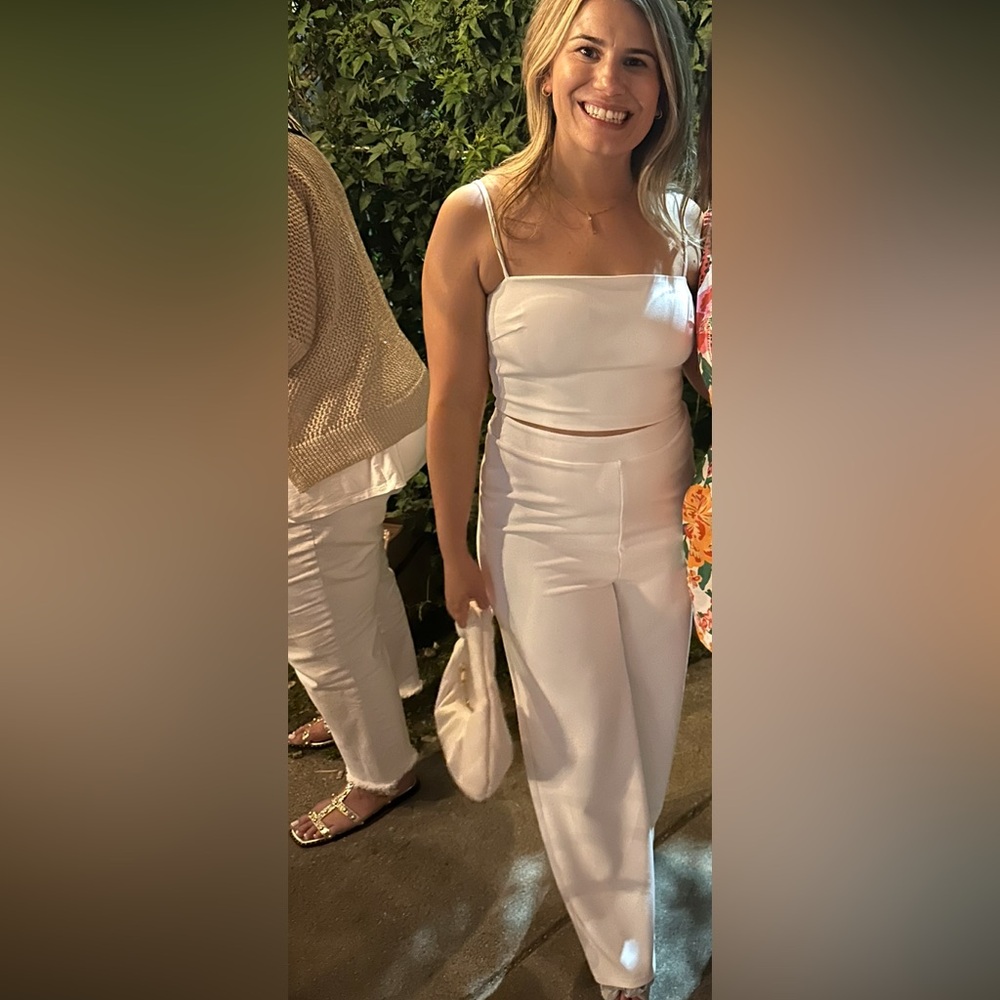 Elegant White Women's Jumpsuit